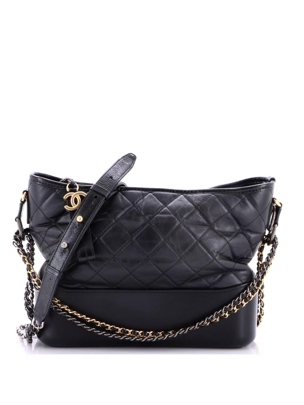 Chanel Gabrielle Hobo Quilted Aged #336248C30B